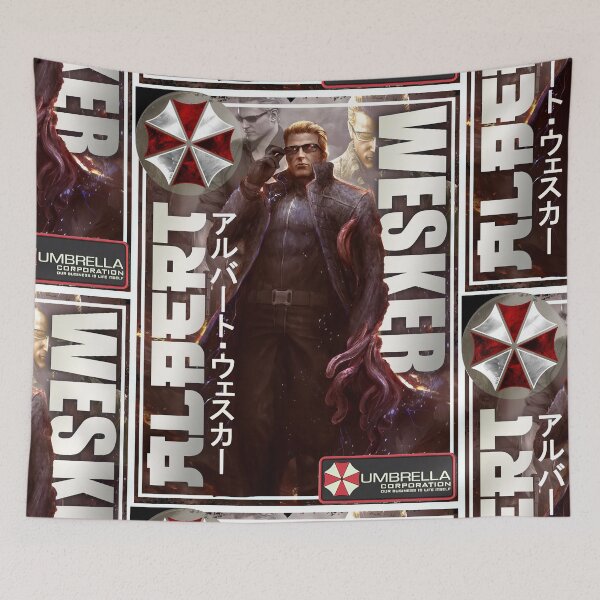 Item preview, Resident Evil Albert Wesker Classic Retro Gaming Art  designed and sold by Back2Collage.