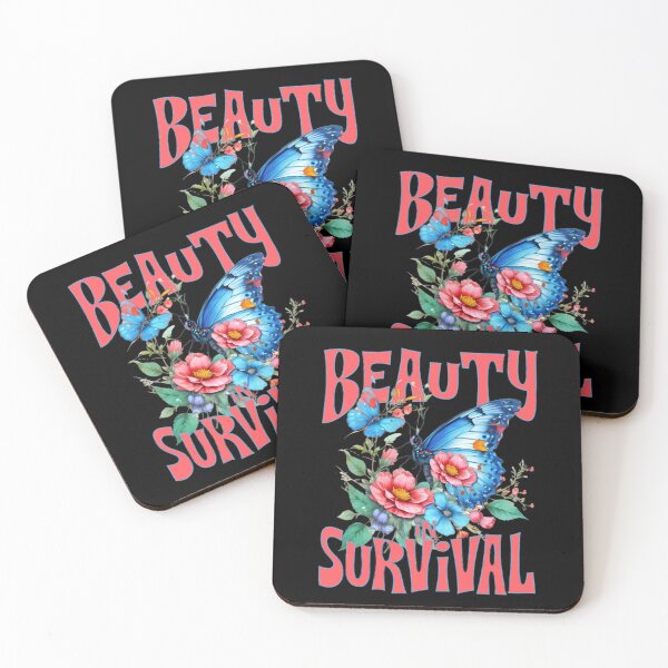 Item preview, Beauty in Survival Butterfly and Flowers designed and sold by EmpoweredEchoesSpirit.