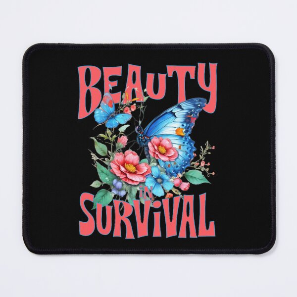 Item preview, Beauty in Survival Butterfly and Flowers designed and sold by EmpoweredEchoesSpirit.