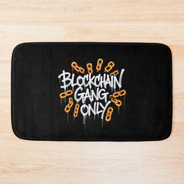Item preview, Blockchain Gang Only Bitcoin Graffiti Streetwear designed and sold by RadDeck.