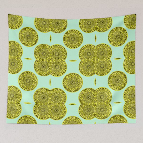 Item preview, Golden Mandala Seamless Pattern designed and sold by Pugavatar.
