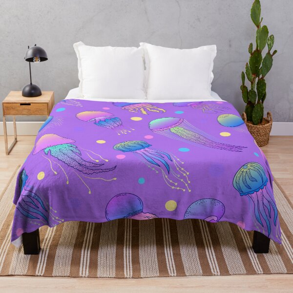 Item preview, purple jellyfish swimming unique shirt designed and sold by anandsiva2703.