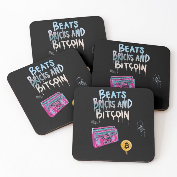 Item preview, Bitcoin Beats Bricks And Bitcoin Graffiti Design designed and sold by RadDeck.