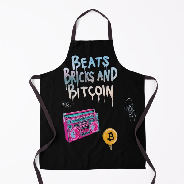 Item preview, Bitcoin Beats Bricks And Bitcoin Graffiti Design designed and sold by RadDeck.