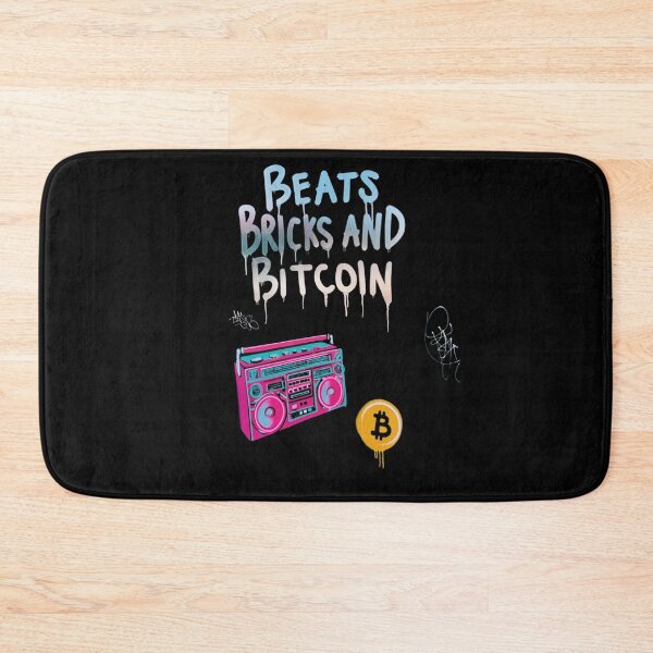 Item preview, Bitcoin Beats Bricks And Bitcoin Graffiti Design designed and sold by RadDeck.