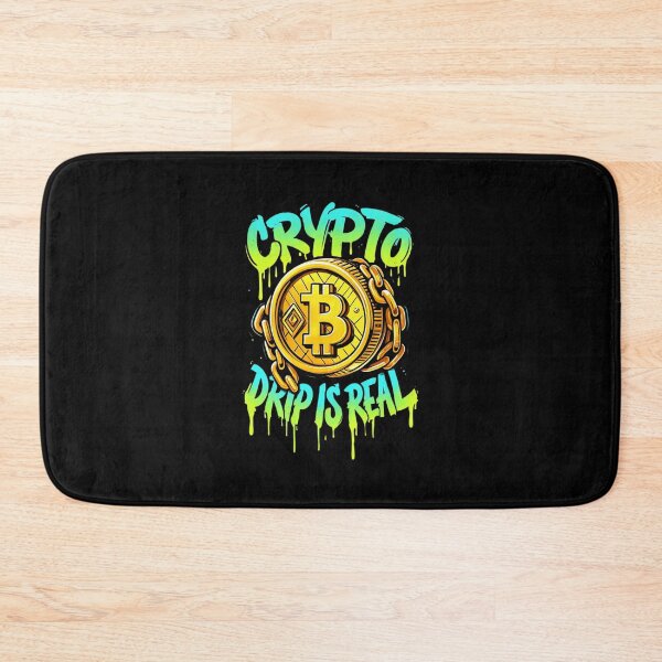 Item preview, Bitcoin Crypto Drip Is Real Graffiti Design designed and sold by RadDeck.