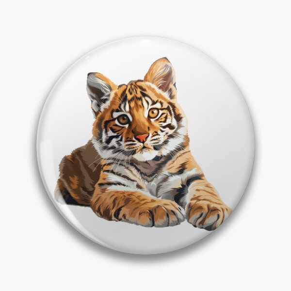Item preview, tiger designed and sold by Stickermagician.