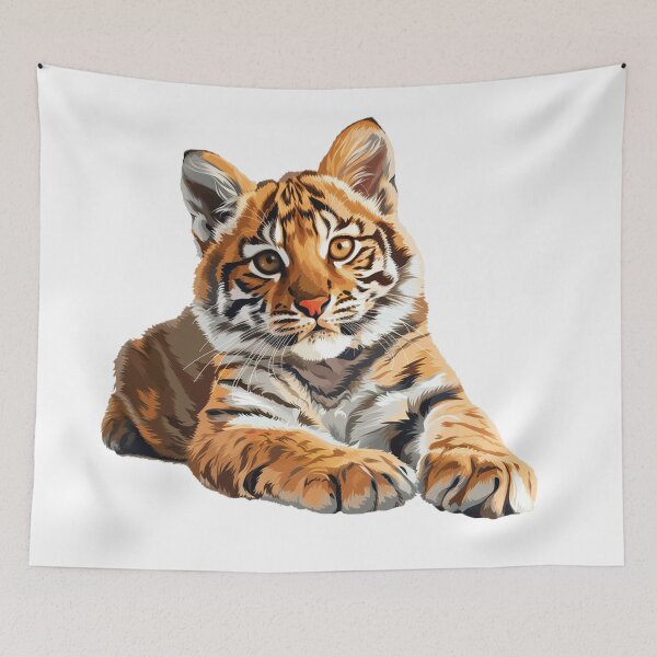 Item preview, tiger designed and sold by Stickermagician.