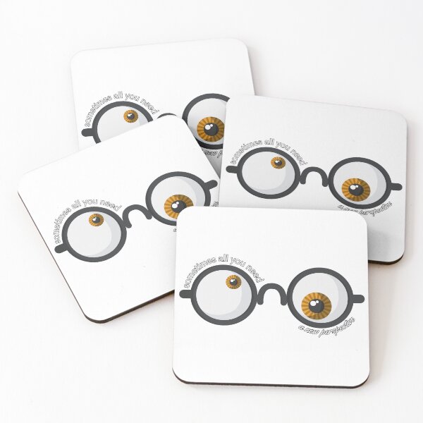 Item preview, Sometimes All You Need is a New Perspective Funny Glasses designed and sold by print-et-al.
