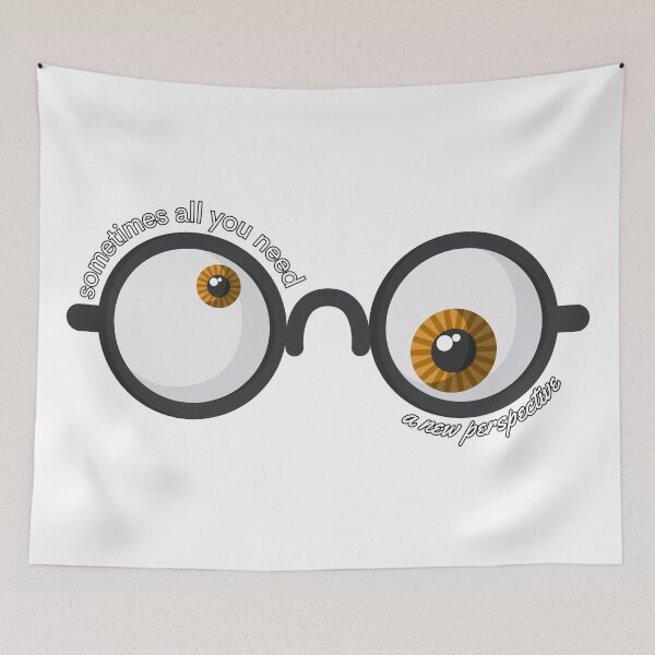 Item preview, Sometimes All You Need is a New Perspective Funny Glasses designed and sold by print-et-al.