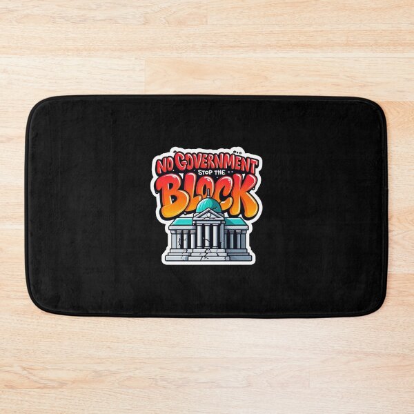 Item preview, Bitcoin No Government Can Stop The Block Sticker designed and sold by RadDeck.