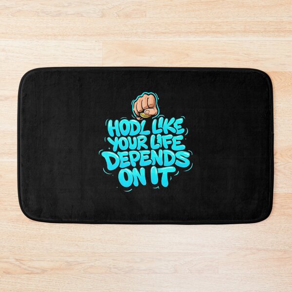Item preview, Bitcoin Hodl Like Your Life Depends On It Sticker designed and sold by RadDeck.