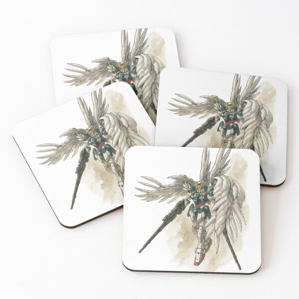 Item preview, Wing Gundam ink traditional art artwork designed and sold by sabartgunpla.