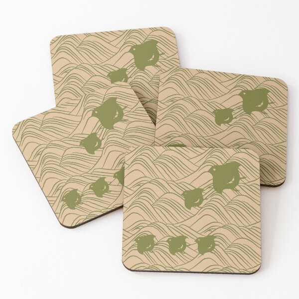 Item preview, Japanese pattern-Chidori – Autumn Olive designed and sold by keikono.studio.