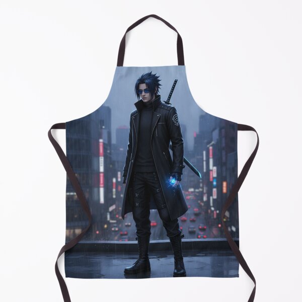Item preview, Anime Character in a Rainy City designed and sold by DeeNewcastle.
