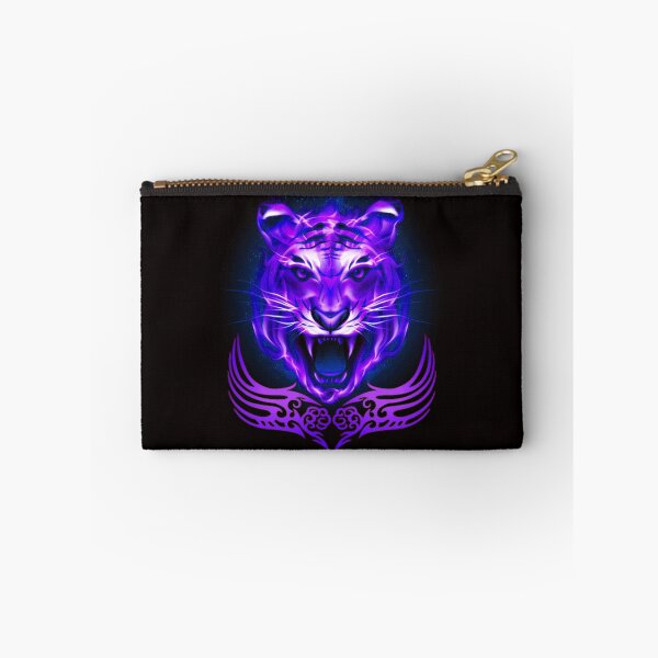 Item preview, Purple Blue Fire Tiger Cat designed and sold by Atteestude.