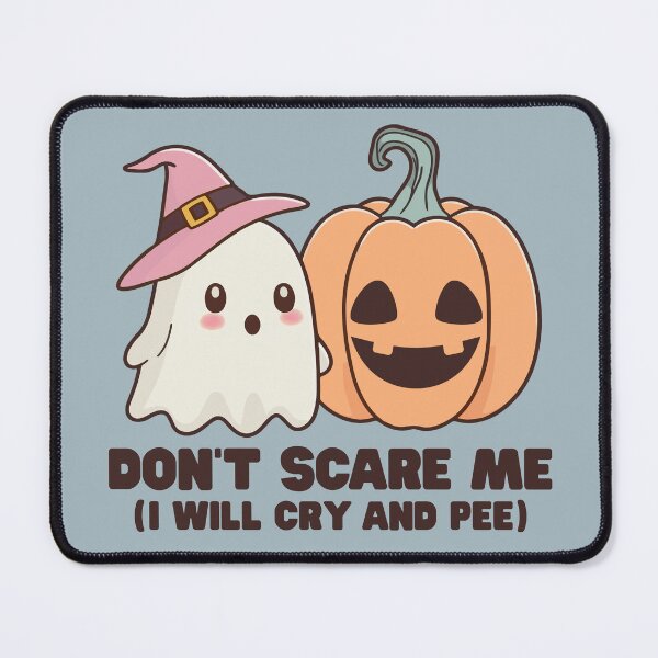 Item preview, Don’t Scare Me (I Will Cry and Pee) – Funny Halloween Ghost & Pumpkin Design designed and sold by MeggieMakes.