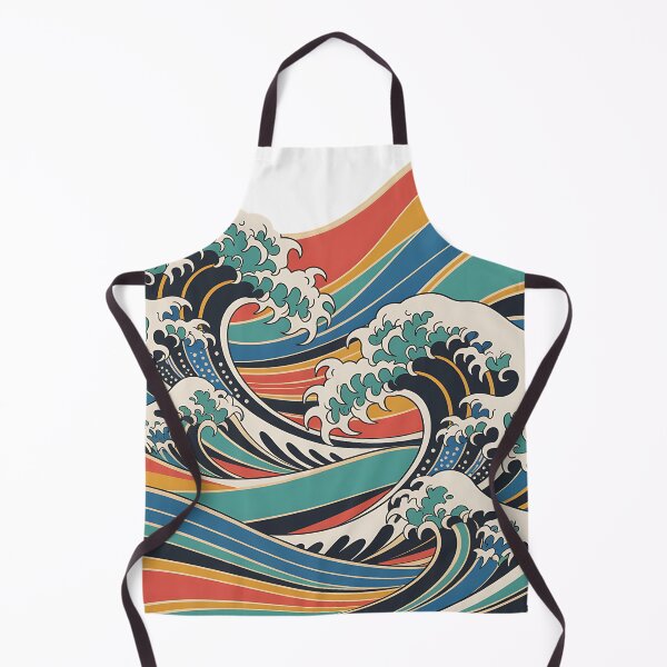 Item preview, Ocean Wave Retro Abstract Art designed and sold by CraftStudioCo.