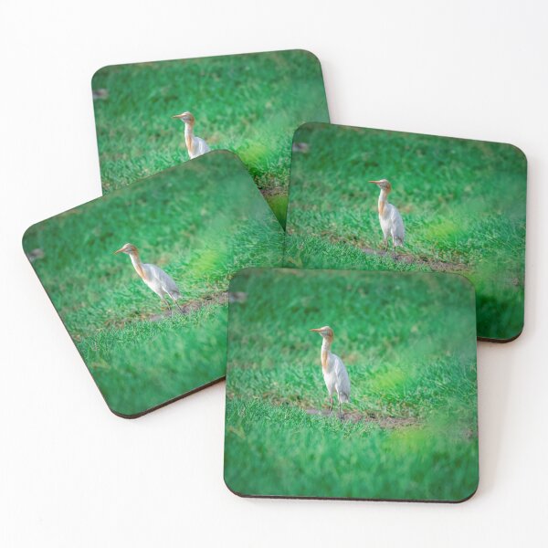 Item preview, Heron Bird in Grass, Elegant Wildlife and Nature Photography designed and sold by Shaheer-WallArt.