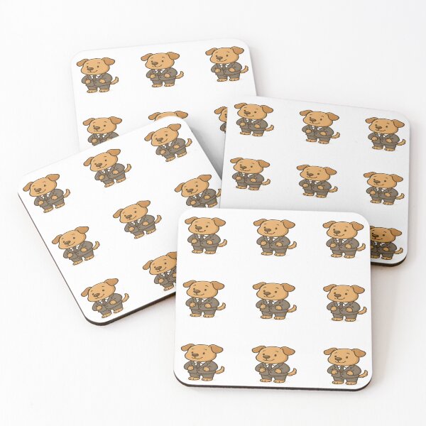 Item preview, Cartoon dog businessman wearing a suit designed and sold by PWDigitalArt.