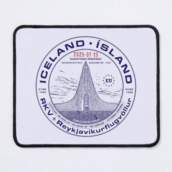 Item preview, Passport Stamp - Reykjavik, Iceland (in Icelandic) designed and sold by travelwitheric.