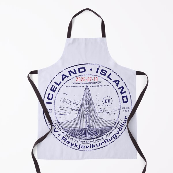 Item preview, Passport Stamp - Reykjavik, Iceland (in Icelandic) designed and sold by travelwitheric.