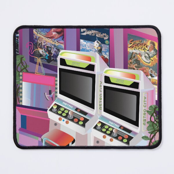 Item preview, 1980s Synthwave Arcade Room Wall Art Print – Vaporwave Aesthetic designed and sold by JPXART Vintage Shop.