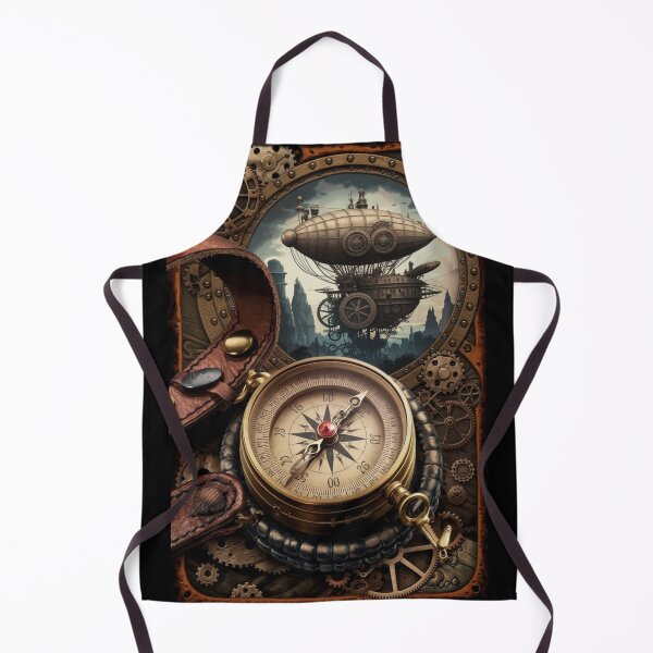 Item preview, Steampunk Voyage with Brass Compass designed and sold by Shop9999.