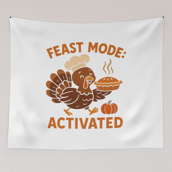Item preview, Turkey Chef with Pumpkin Pie designed and sold by kharatsuchita.