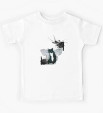 Flying cat Kids Tee