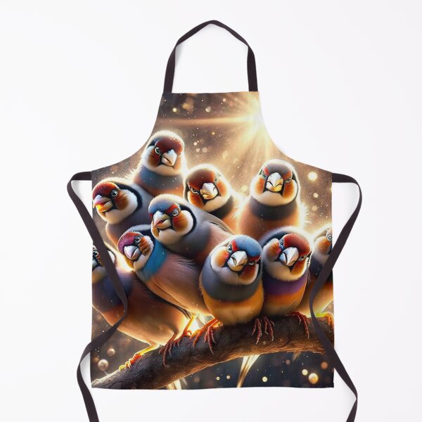 Item preview, Colorful waxbills in the sunlight – pure joy of life designed and sold by Eric Nagel.