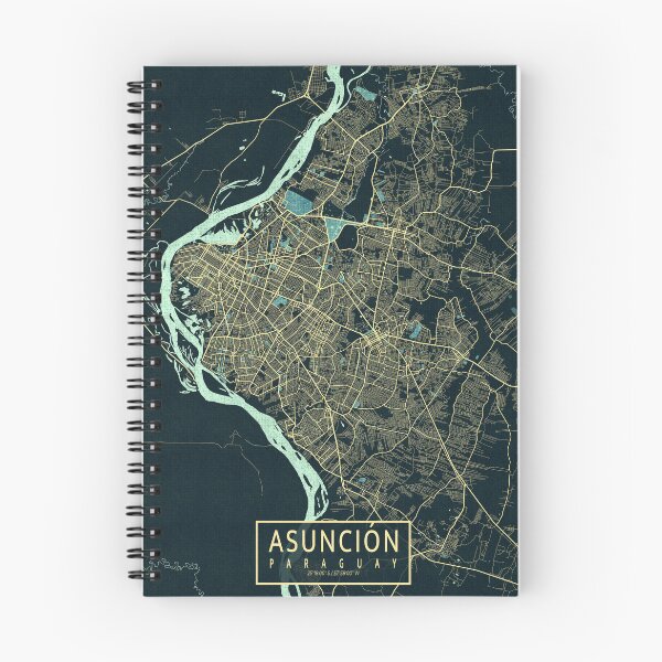 Item preview, Asuncion City Map of Paraguay - Summer designed and sold by deMAP.