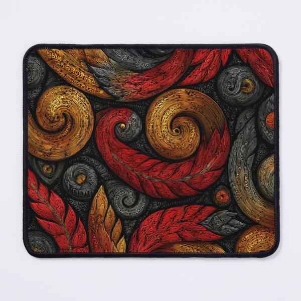 Item preview, New Zealand Māori Paua Pattern Koru Design 508 designed and sold by GrinGalore.