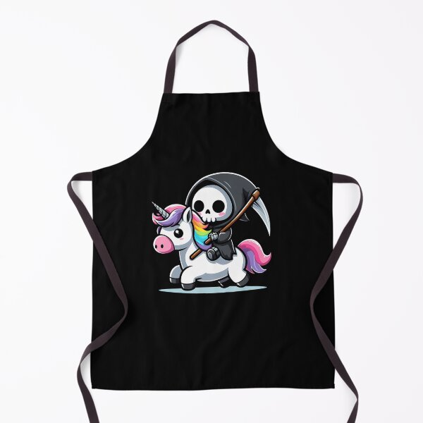 Item preview, Cute Reaper Riding Unicorn designed and sold by kalupahosa.