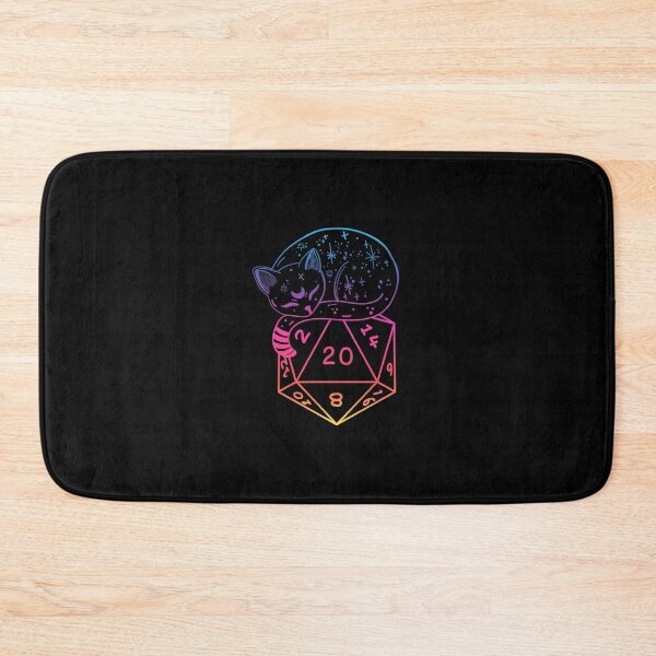 Item preview, D20 Cat Rainbow Dnd Dice. designed and sold by kalupahosa.