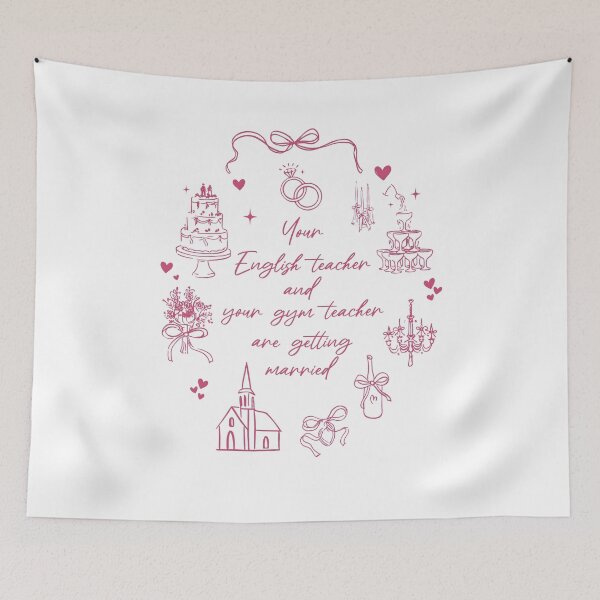 Item preview, My English Teacher and Gym Teacher Are Getting Married designed and sold by Svanteblix.