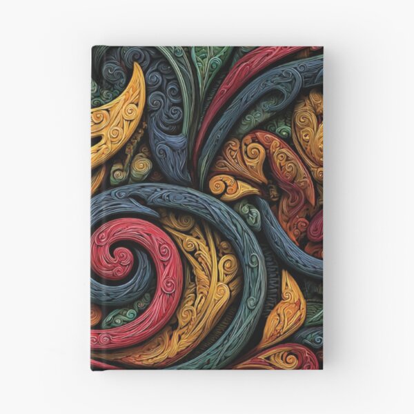 Item preview, New Zealand Māori Paua Pattern Koru Design 509 designed and sold by GrinGalore.