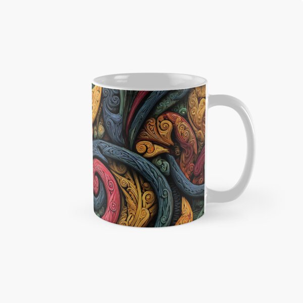 Item preview, New Zealand Māori Paua Pattern Koru Design 509 designed and sold by GrinGalore.