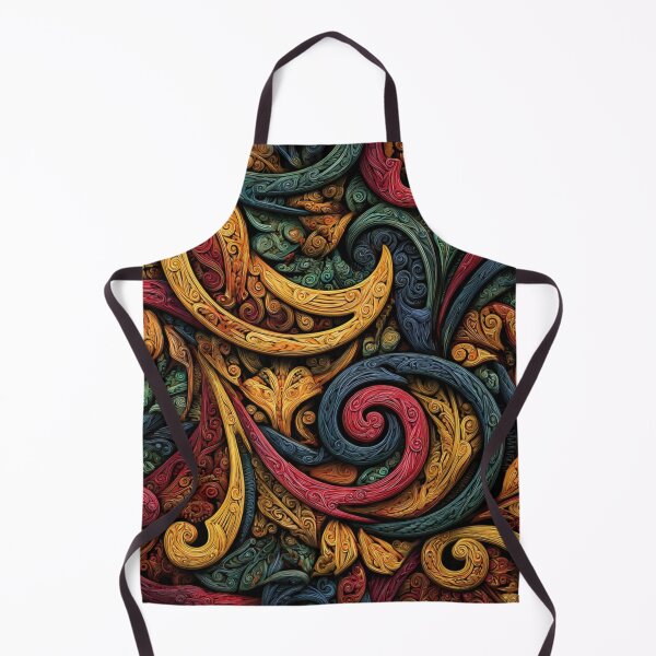 Item preview, New Zealand Māori Paua Pattern Koru Design 509 designed and sold by GrinGalore.