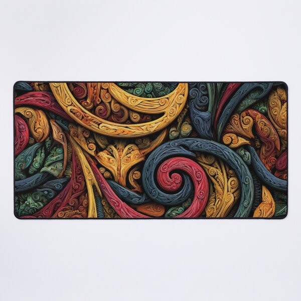 Item preview, New Zealand Māori Paua Pattern Koru Design 509 designed and sold by GrinGalore.
