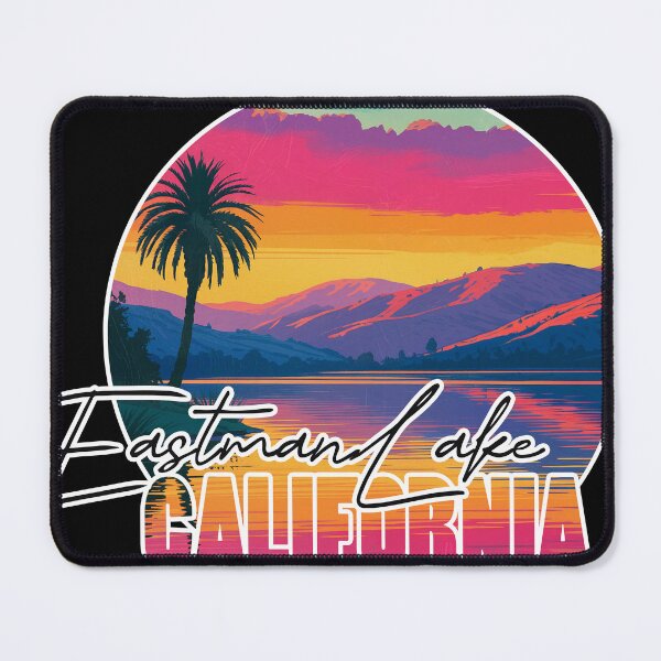 Item preview, Eastman Lake, Madera and Mariposa County, California, Lake sunset designed and sold by Wanderful-roads.