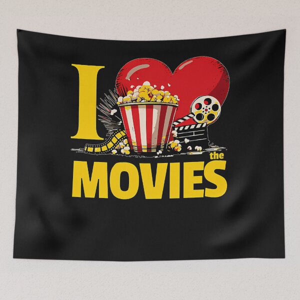 Item preview, I Love The Movies designed and sold by ScottBoo.