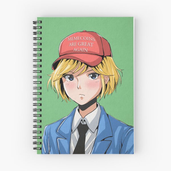 Item preview, Blonde Anime Girl in Retro Cap – Satirical Patriotic Vibe designed and sold by AirForceTuan.