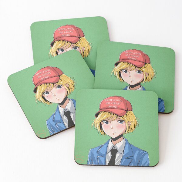 Item preview, Blonde Anime Girl in Retro Cap – Satirical Patriotic Vibe designed and sold by AirForceTuan.