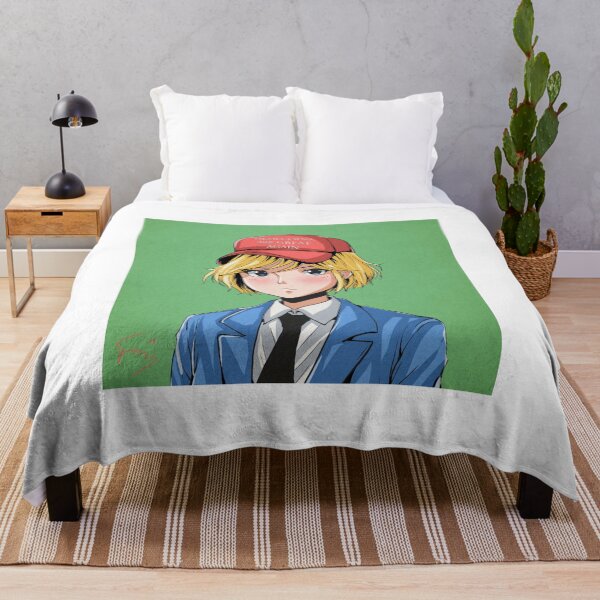 Item preview, Blonde Anime Girl in Retro Cap – Satirical Patriotic Vibe designed and sold by AirForceTuan.