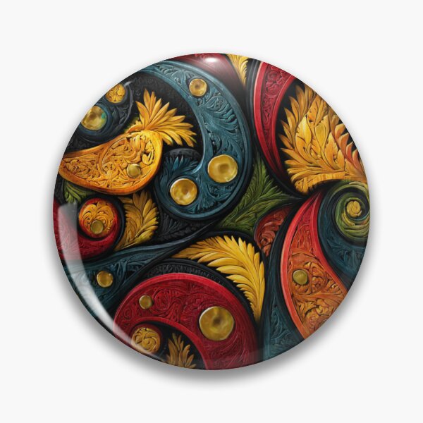 Item preview, New Zealand Māori Paua Pattern Koru Design 510 designed and sold by GrinGalore.