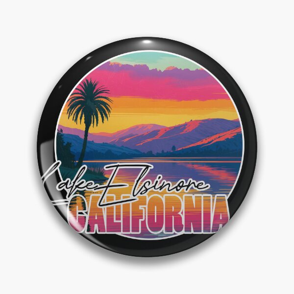 Item preview, Lake Elsinore, Riverside County, California, Lake sunset designed and sold by Wanderful-roads.