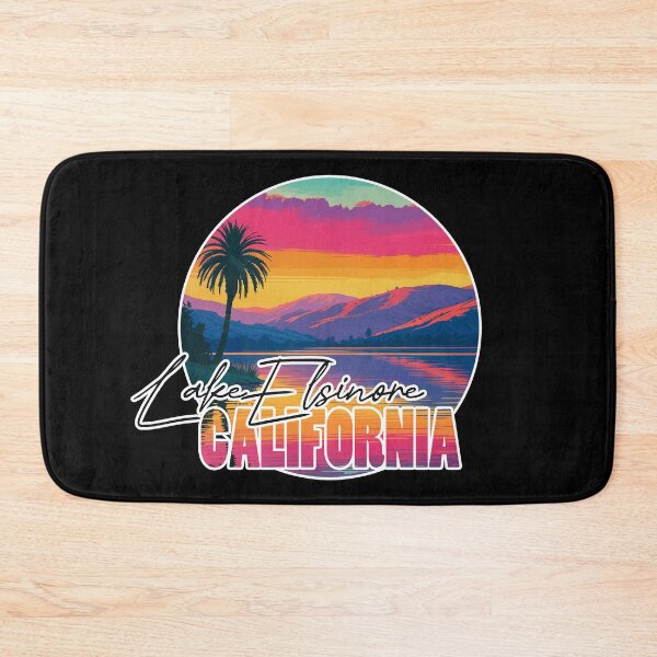 Item preview, Lake Elsinore, Riverside County, California, Lake sunset designed and sold by Wanderful-roads.