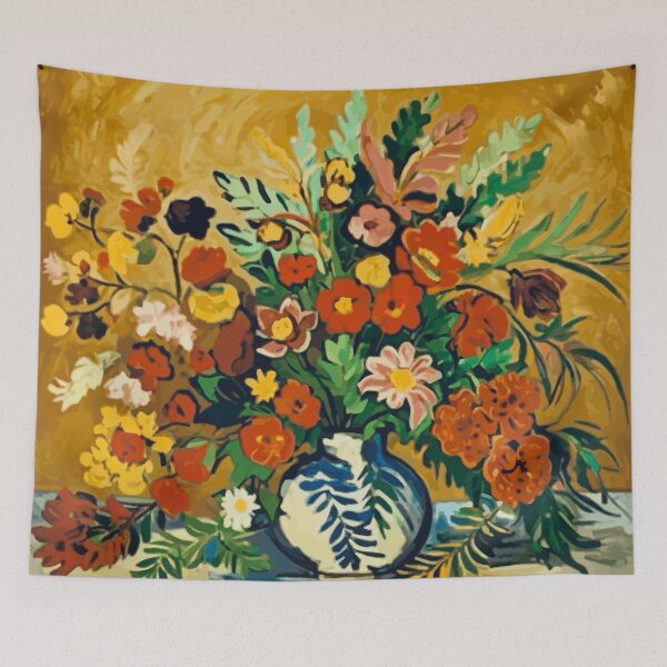 Item preview, Flower Bouquet in Ceramic Vase After Henri Matisse designed and sold by Vicky Brago-Mitchell®.