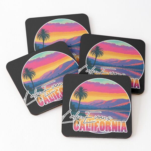 Item preview, Lake Evans, Kern County, California, Lake sunset designed and sold by Wanderful-roads.